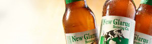 Craft beer label by Inland: New Glarus Spotted Cow